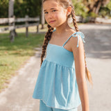 Vera Set Lurex Sky