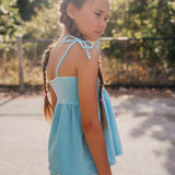 Vera Set Lurex Sky