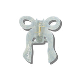 Hand-Painted Coquette Bow Claw Hair Clip | Grey