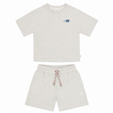 Mase T-shirt & Xavi Short Set | Grey Melange