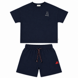 Ben Oversized T-shirt | Navy Blue