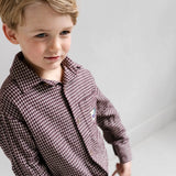 Scott Shirt | Cherry Bordeaux Vintage Rose