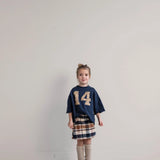 Bess Skort | Off White Blue Brown