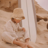Linen Kurta Shirt & Bermuda Shorts set