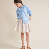 Voile Blouse & Poplin Skirt