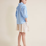 Voile Blouse & Poplin Skirt