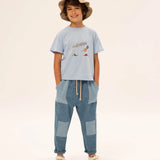 Patchwork Baggy Jeans