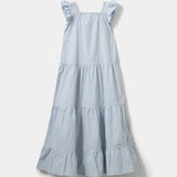 Maurasy Dress | Light Blue Striped