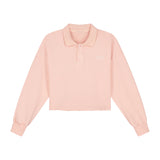 Pixy Polo Sweater | Pink Washed