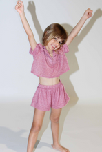 Load image into Gallery viewer, OseMini Pink Lumiere Shirt &amp; Shorts set
