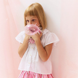 Scooby Crazy stripe Shorts | Pink