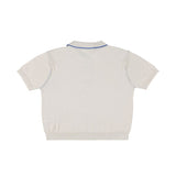 Xalapa Knitted Polo | Chalk