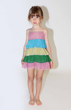 Load image into Gallery viewer, OseMini Lumiere Multi Volant Dress
