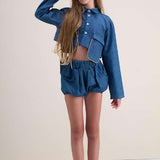 Atos Mini Crop Shirt | Jeans