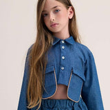 Atos Mini Crop Shirt | Jeans