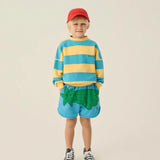 Stripes Sweatshirt | Blue/Yellow