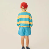 Stripes Sweatshirt | Blue/Yellow