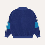 Color Block Zipped Sweatshirt | Blue