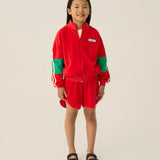 Color Block Shorts | Red
