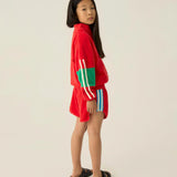 Color Block Shorts | Red