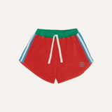 Color Block Shorts | Red