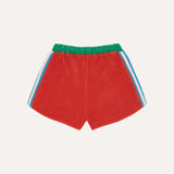 Color Block Shorts | Red