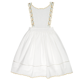 Teresa Embroidered Dress | Ecru