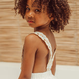 Teresa Embroidered Dress | Ecru