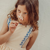 Teresa Embroidered Dress | Ecru