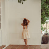 Teresa Embroidered Dress | Ecru