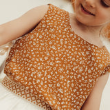 Bordalo Embroidered Midi Skirt | Ecru Ochre