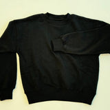 Tween Dylan Oversized Crew Sweatshirt - Black