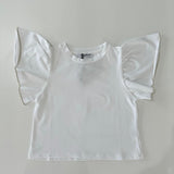 LAMPEDUSA White Top & Roma Stripes Trousers Set