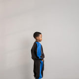 Sammy Jogger | Dark Brown Blue Melange