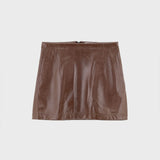 Parise Mini Skirt | Coffee