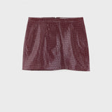 Parise Mini Skirt | Dried Tomato