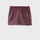 Parise Mini Skirt | Dried Tomato