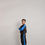 Sammy Jogger | Dark Brown Blue Melange