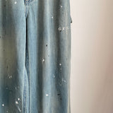 Denim Wide Painter Pants