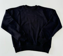 Load image into Gallery viewer, Tween Dylan Oversized Crew Sweatshirt - Black
