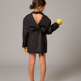 Gabardine Blazer | Black