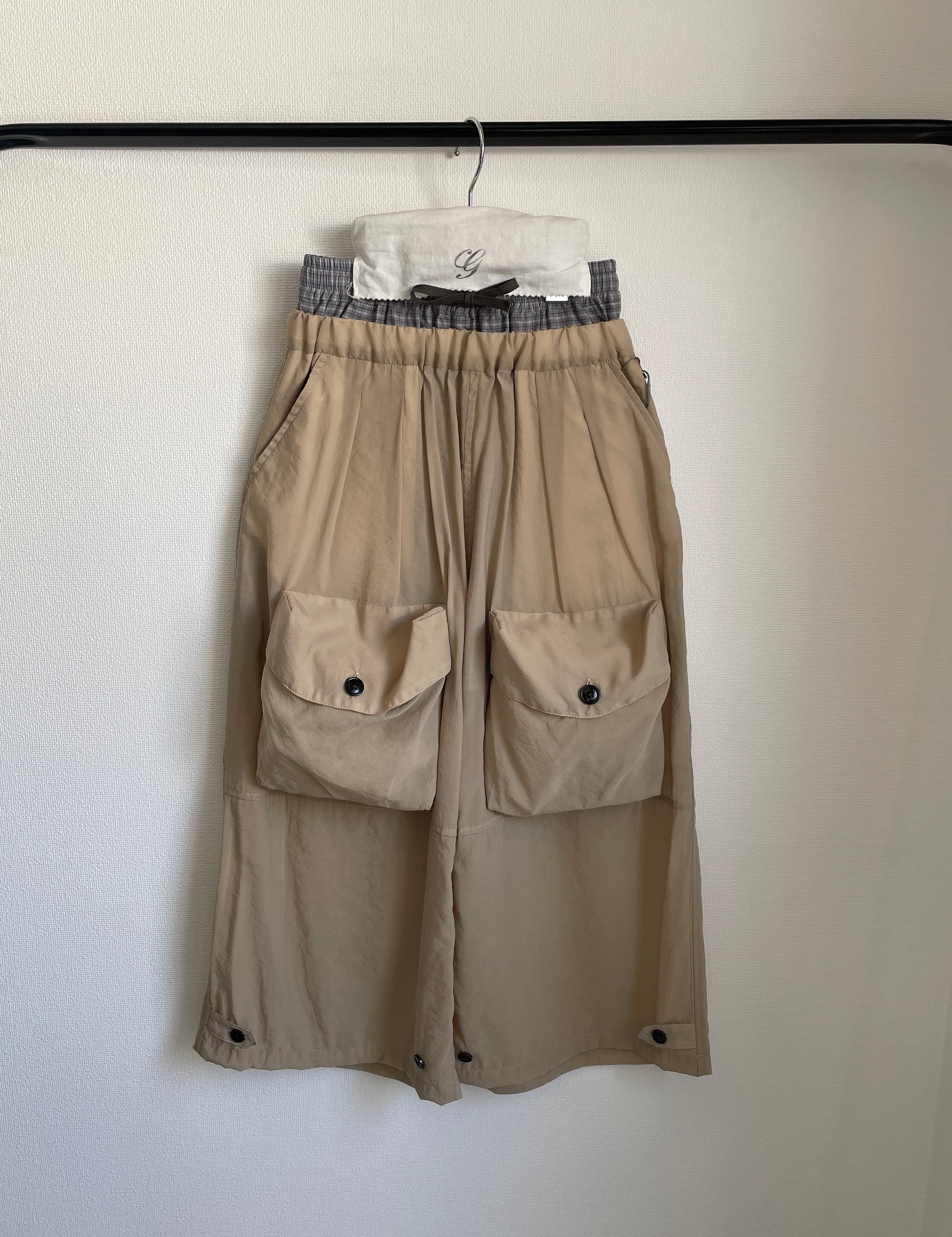 Layered Big Pocket Pants