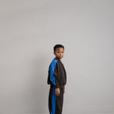 Sammy Jogger | Dark Brown Blue Melange