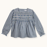 Ivy Blouse | Vichy Navy Blue