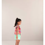 Didi Top & Sara Skirt Set | Fuchsia Multi Check