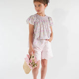 Bergénie Blouse | Lilac/Pink Garden Print