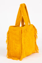 Load image into Gallery viewer, Sunflower | Mini Terry Tote Beach Bag
