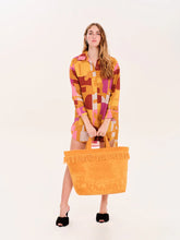 Load image into Gallery viewer, Surf n&#39; Turf Sunflower | Oversized Beach Bag

