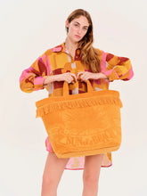 Load image into Gallery viewer, Surf n&#39; Turf Sunflower | Oversized Beach Bag
