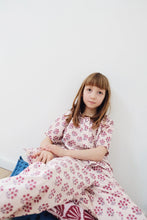 Load image into Gallery viewer, KIDS PYJAMAS IN ORGANIC COTTON - PINK FLOWER
